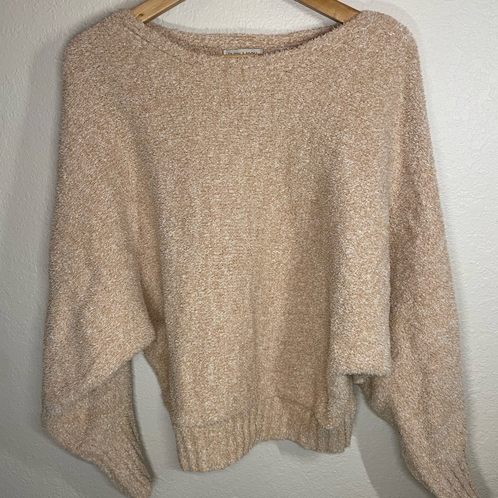 oversized cream sweater